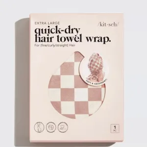 / Kit•sch / XL Quick Dry Hair Towel Wrap - Mircofiber