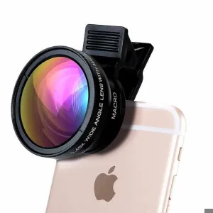 0.45X Wide Angle 12.5X Macro Lens Professional HD Phone Camera Lens