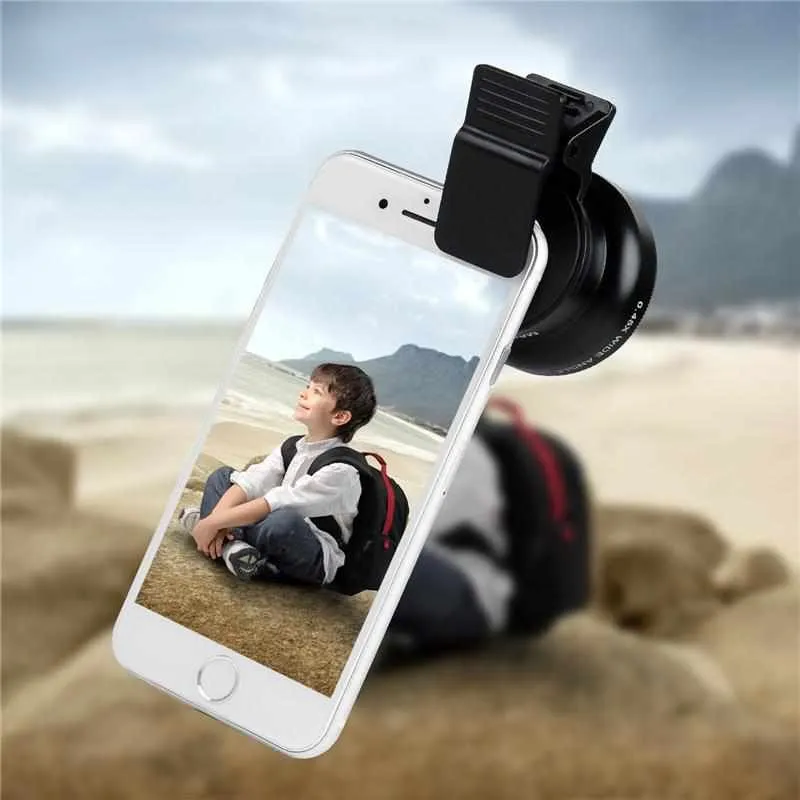 0.45X Wide Angle 12.5X Macro Lens Professional HD Phone Camera Lens