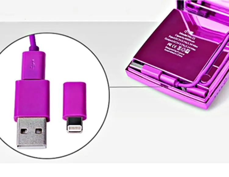 6000mAh Cinderella Mirror Powerbank