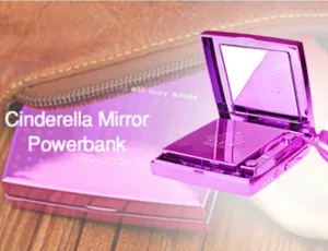 6000mAh Cinderella Mirror Powerbank