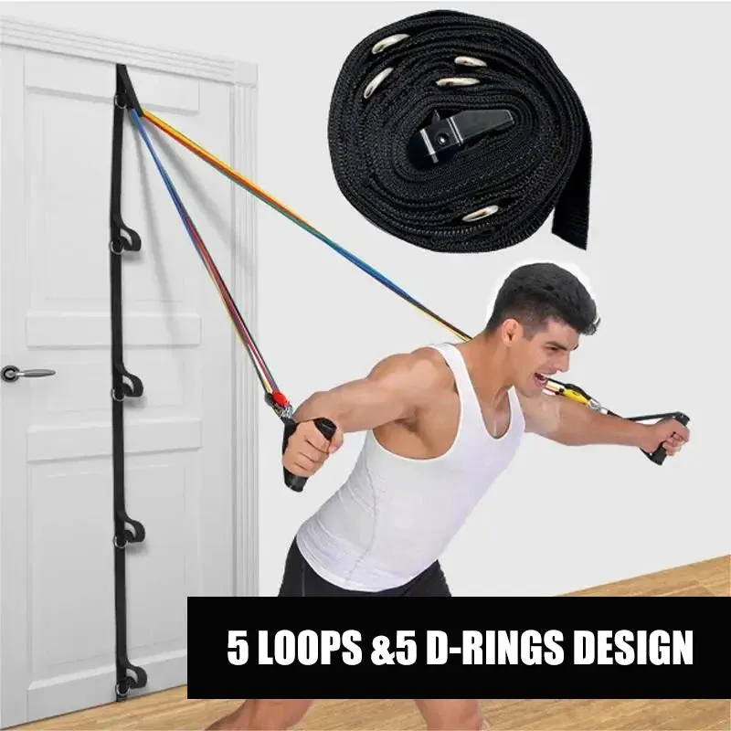 Adjustable Door Anchor Strap for Resistance Band Workouts