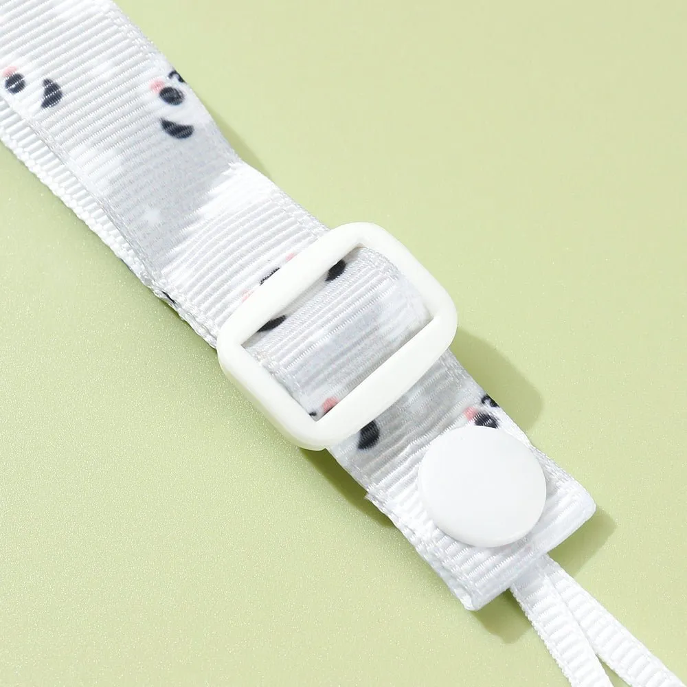 Adjustable Pacifier Clip with Braided Cord and Secure Clasp - Prevents Dropping