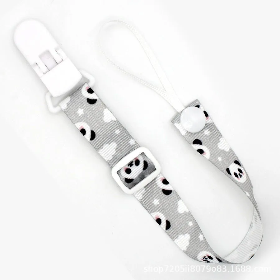 Adjustable Pacifier Clip with Braided Cord and Secure Clasp - Prevents Dropping