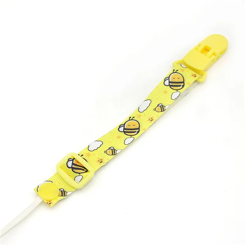 Adjustable Pacifier Clip with Braided Cord and Secure Clasp - Prevents Dropping