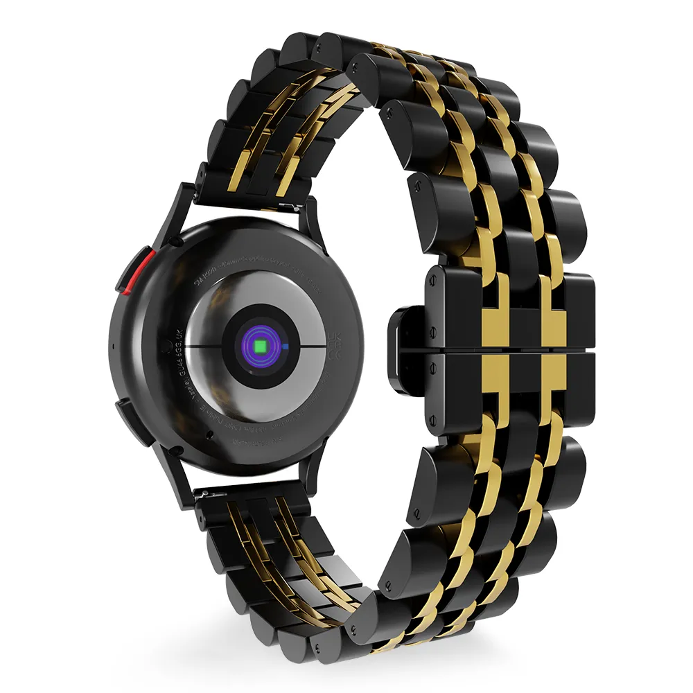 Amazfit GTR 2 Steel Link Strap Duo (Black/Gold)
