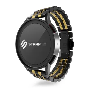 Amazfit GTR 2 Steel Link Strap Duo (Black/Gold)