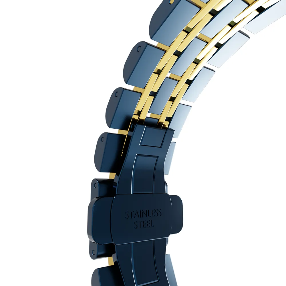 Amazfit GTR 2 Steel Link Strap Duo (Blue/Gold)