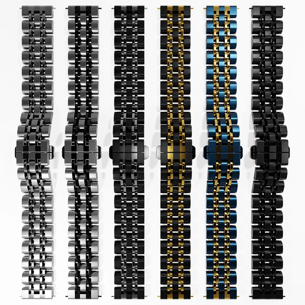 Amazfit GTR 2 Steel Link Strap Duo (Blue/Gold)