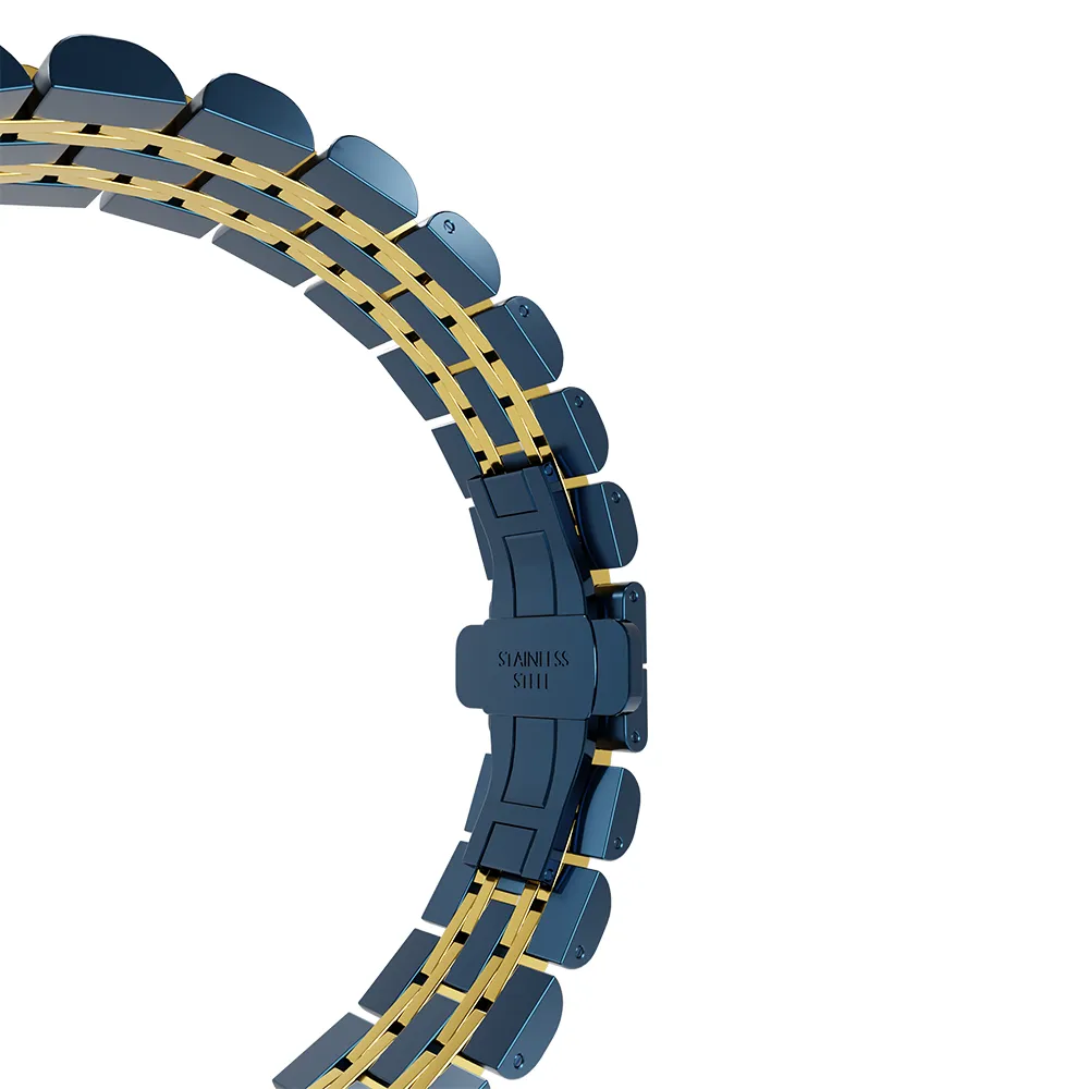 Amazfit GTR 2 Steel Link Strap Duo (Blue/Gold)
