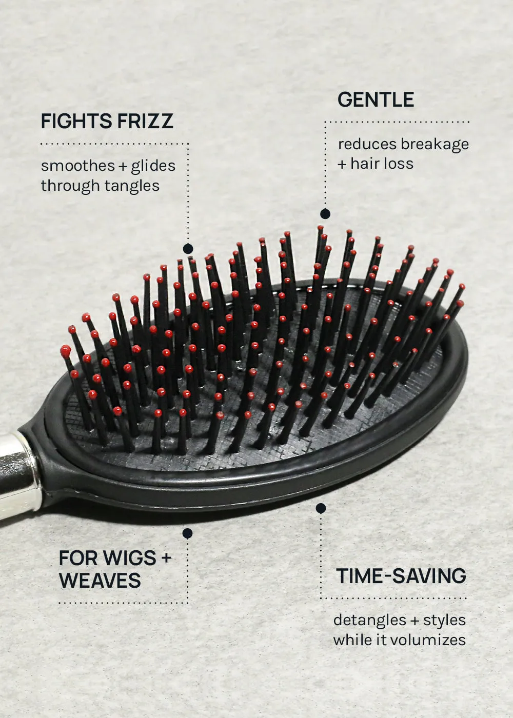 AOA Oval Cushion Hair Brush