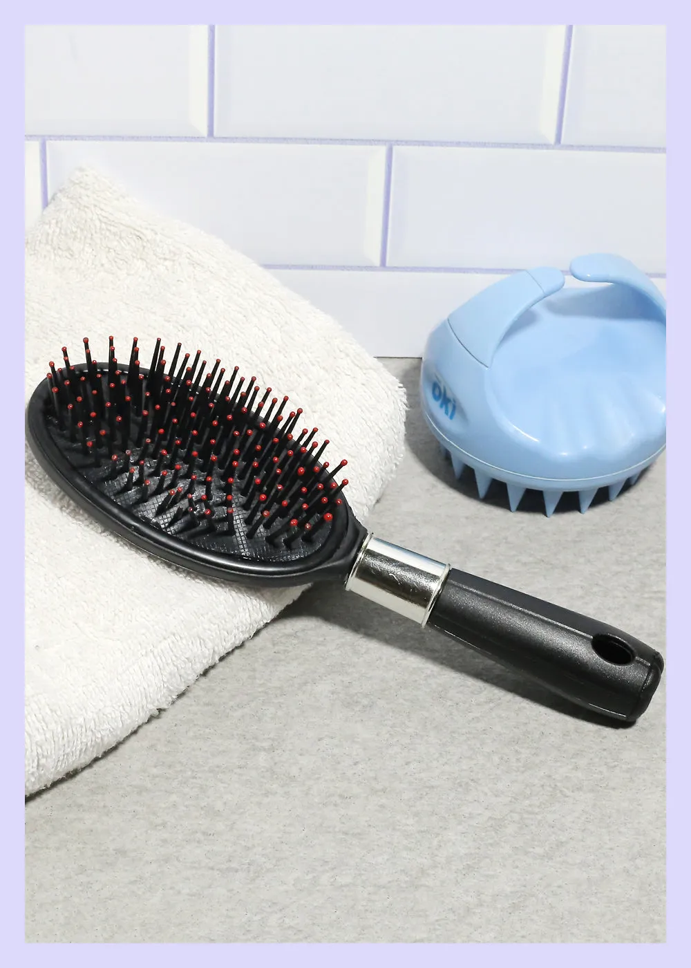 AOA Oval Cushion Hair Brush