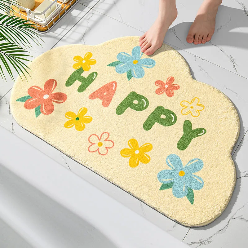 Bathroom Floor Mat Toilet Non-slip Bathroom