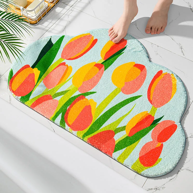 Bathroom Floor Mat Toilet Non-slip Bathroom