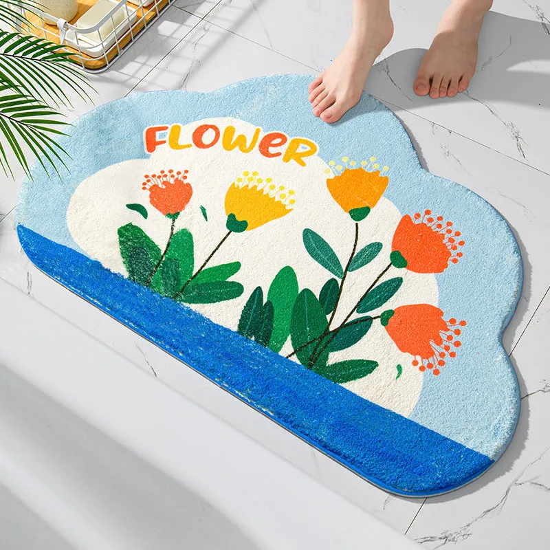 Bathroom Floor Mat Toilet Non-slip Bathroom