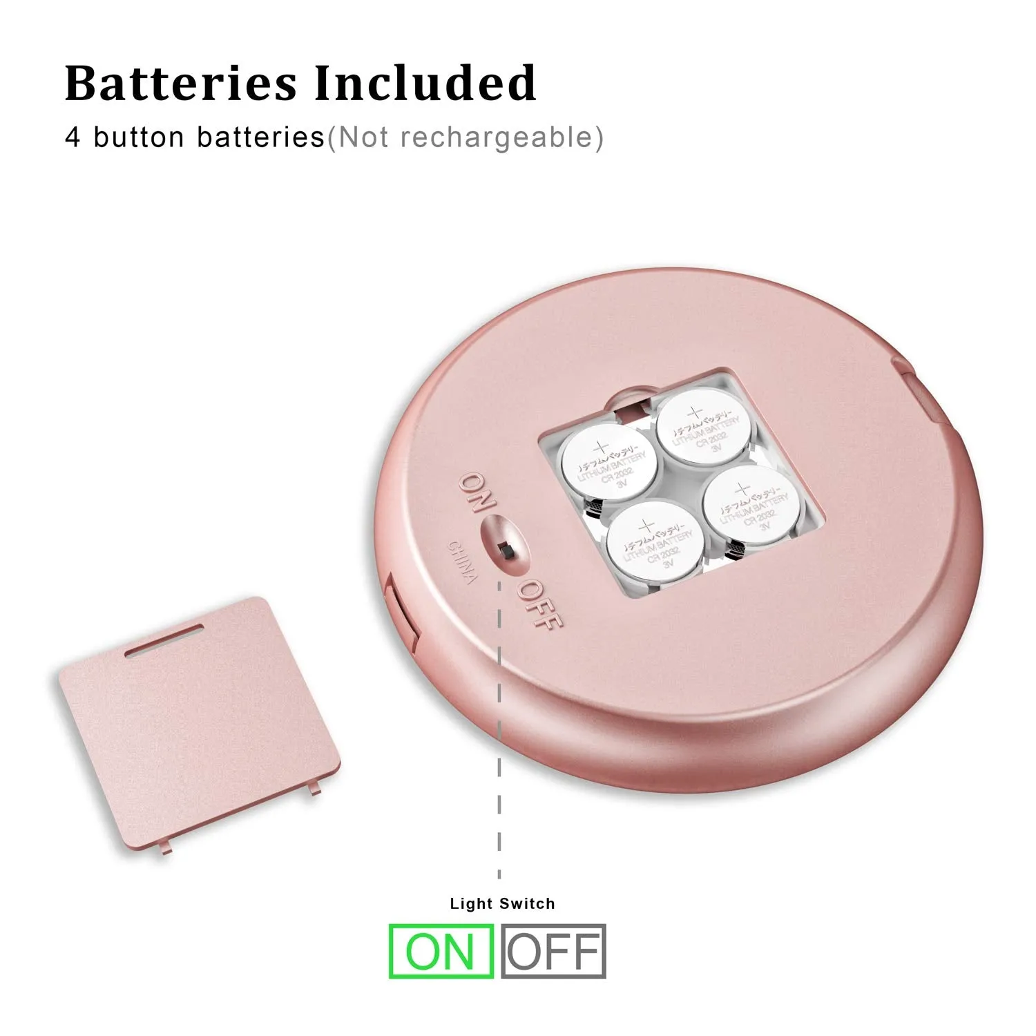 Benbilry LED Lighted Travel Makeup Mirror, 1x/7x Magnification, 5 Inch Dual Sided Vanity Mirror with Lights Portable Compact Illuminated Cosmetic Mirror – Perfect for Handbag (Rose Gold) Rose Gold
