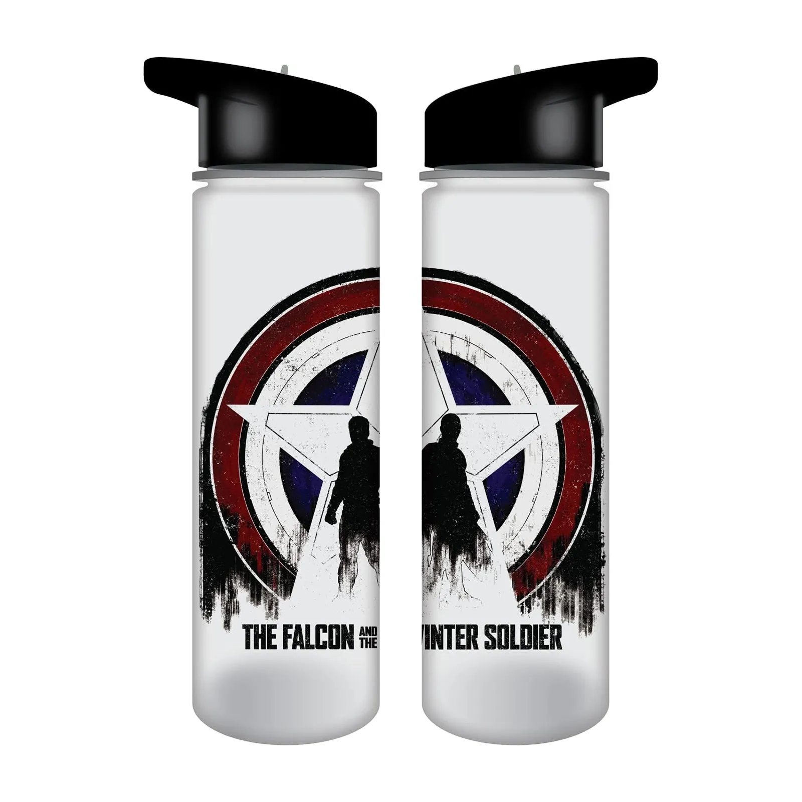 Bioworld Marvel Falcon And The Winter Soldier 24oz Tritan Water Bottle