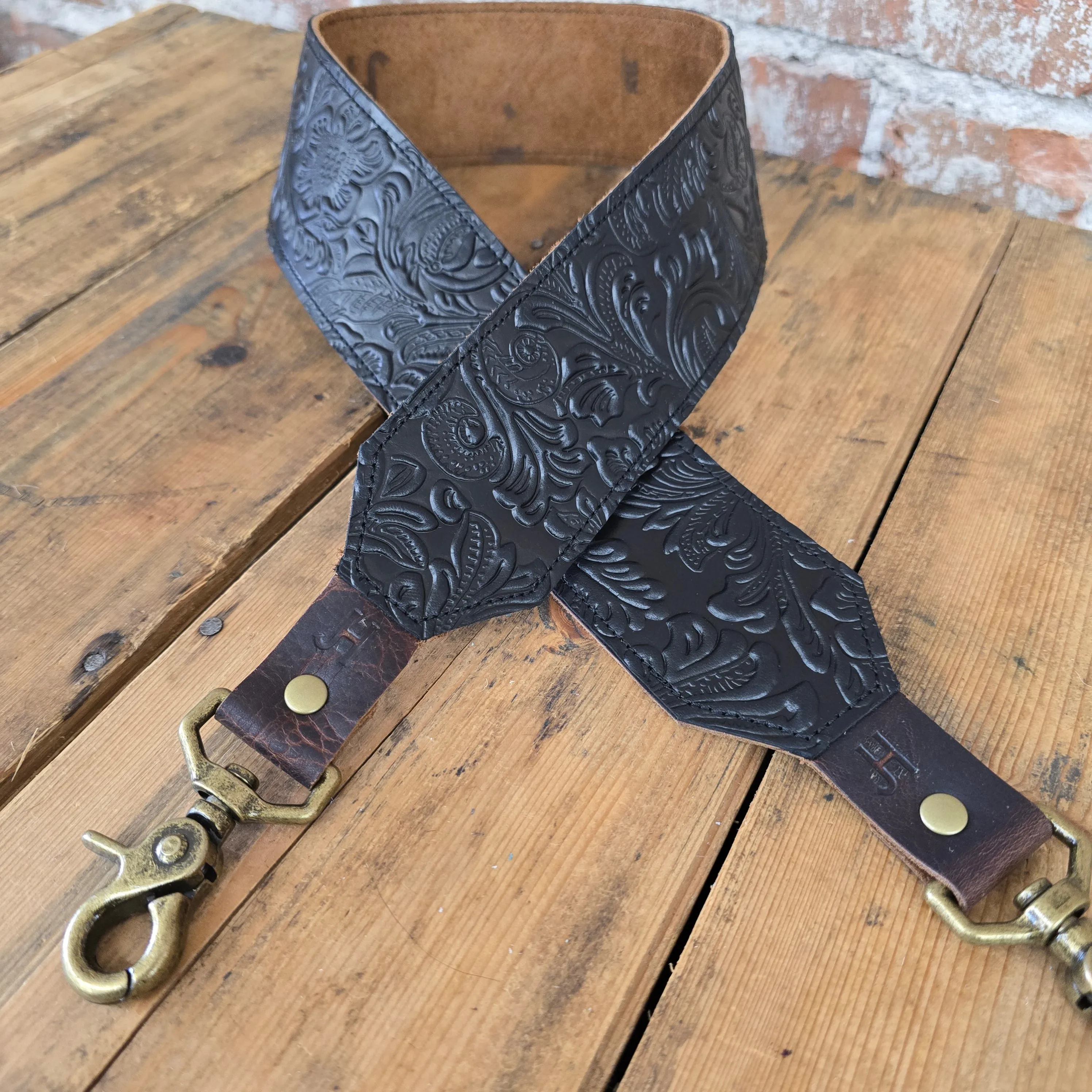 Black Floral Specialty Strap