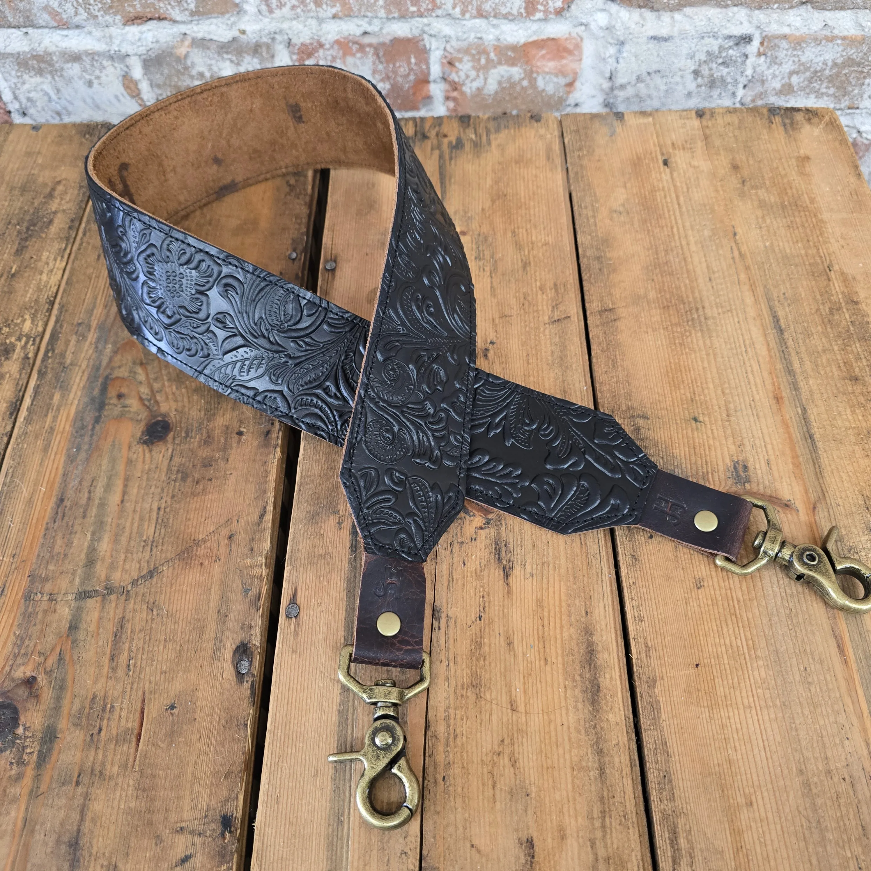 Black Floral Specialty Strap