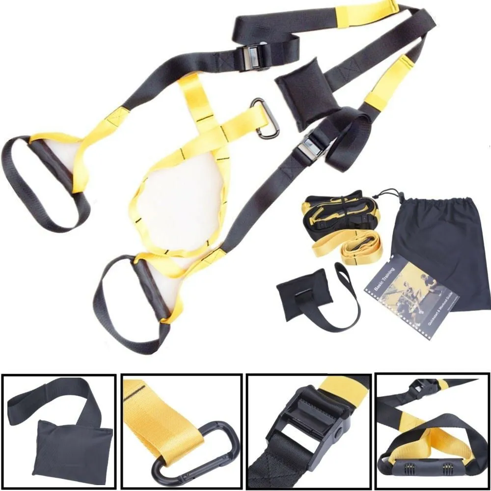 Bodyweight Resistance Straps Trainer Kit Home Suspension Training