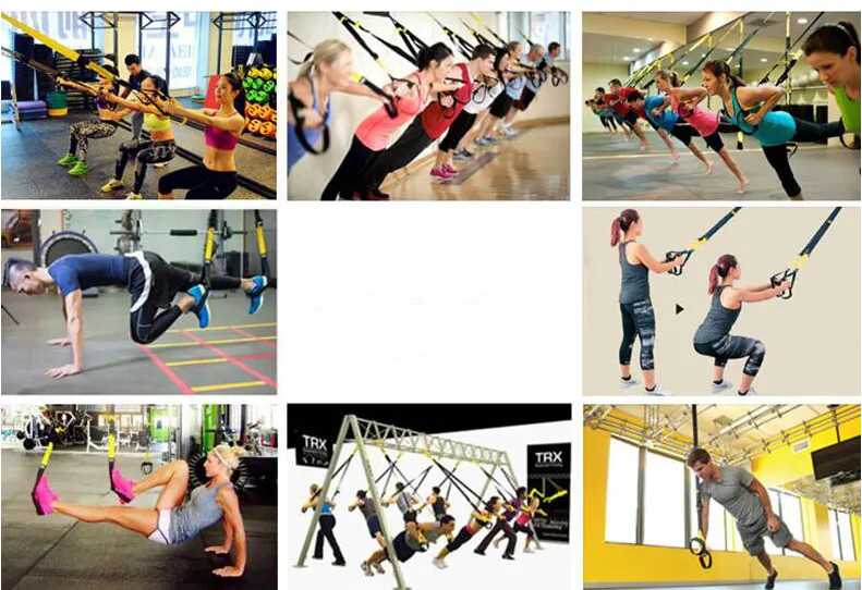 Bodyweight Resistance Straps Trainer Kit Home Suspension Training