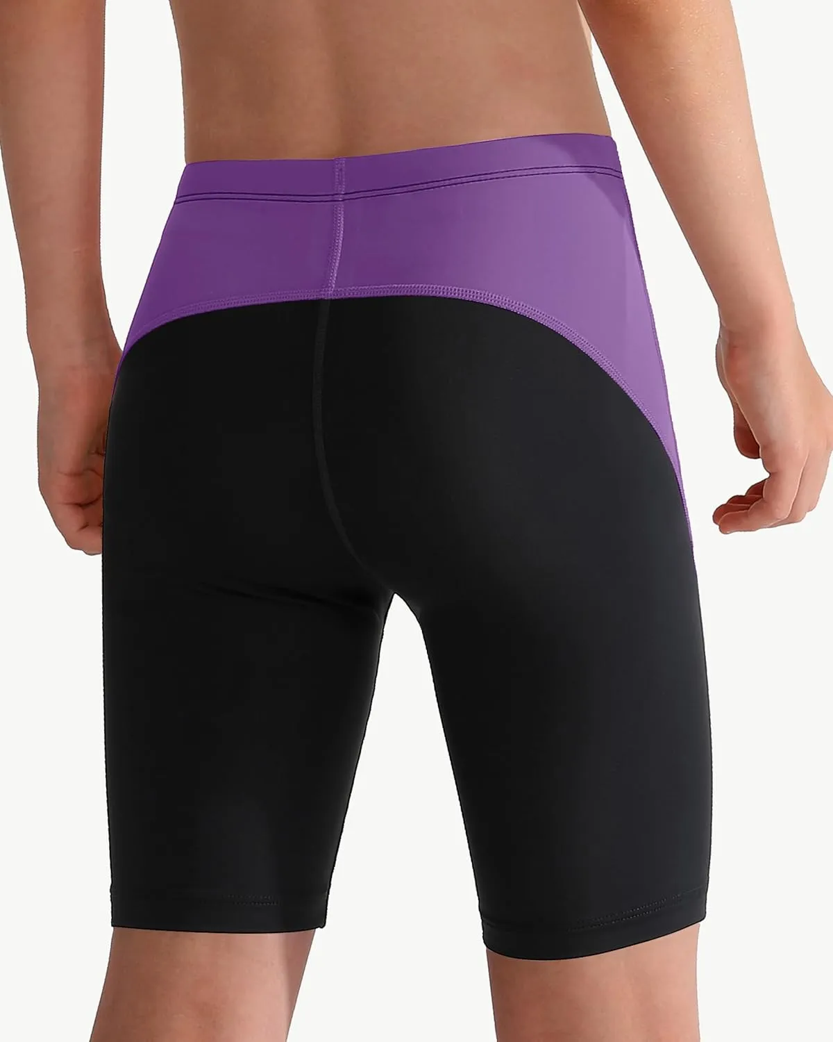Boys Swim Jammers - Youth Competitive Swim Racing Team Swimming Shorts Swimsuit Trunks Bathing Suit Quick Dry UPF 50 