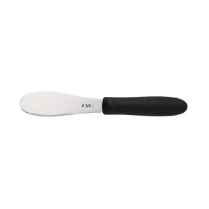 CAC China SPSP-4BK Spreader SS Serrated Plastic Hdl 3-7/8" Black /Each