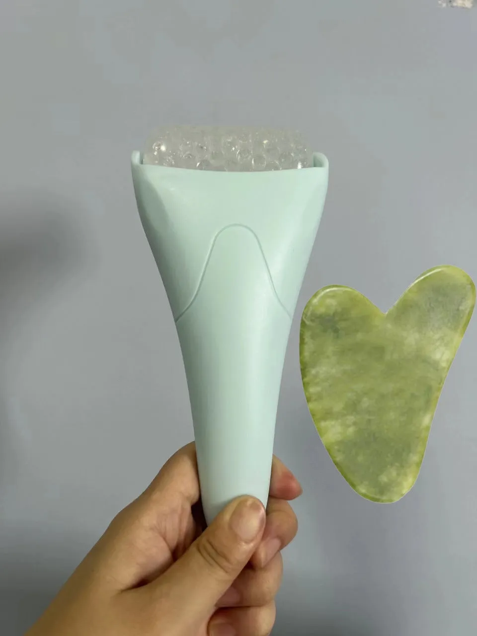 Chill and Glow Facial Ice Roller Massage Device