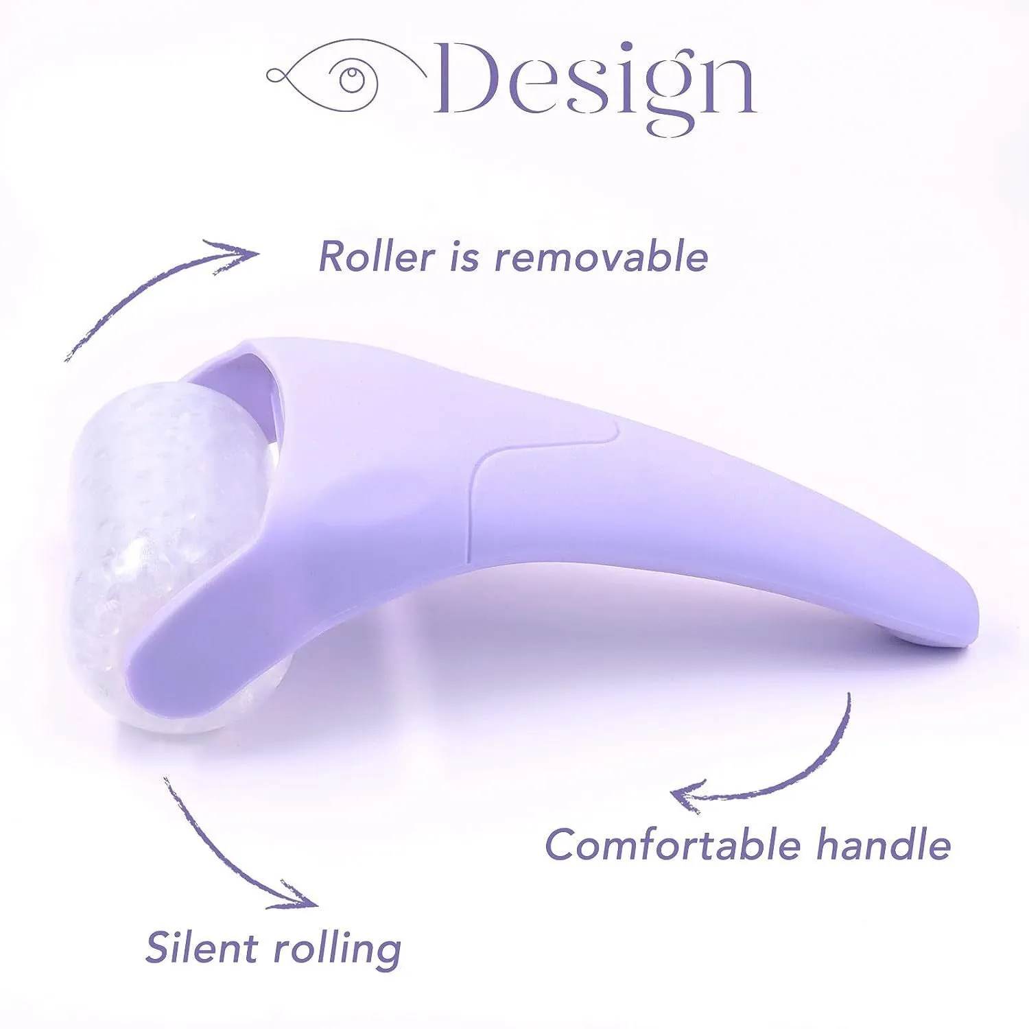 Chill and Glow Facial Ice Roller Massage Device