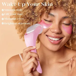 Chill and Glow Facial Ice Roller Massage Device