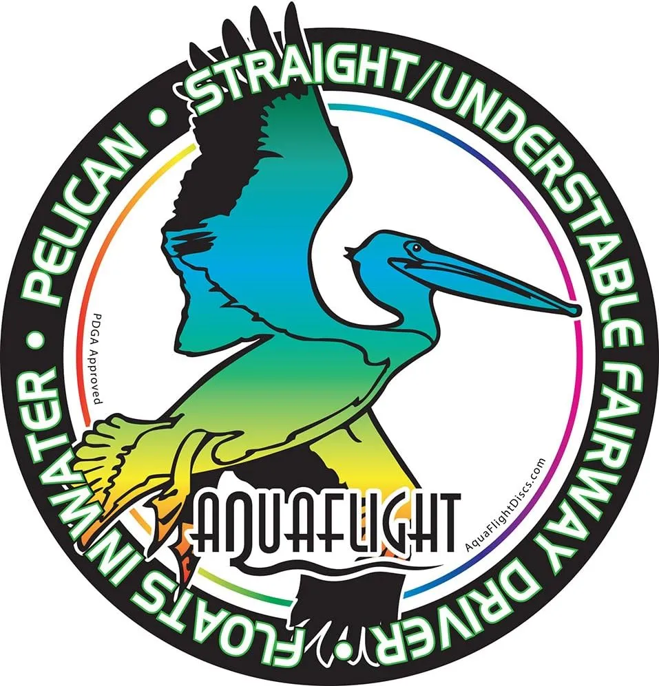 Chriffer AquaFlight Pelican Disc Golf Fairway Driver (Floats in Water!)