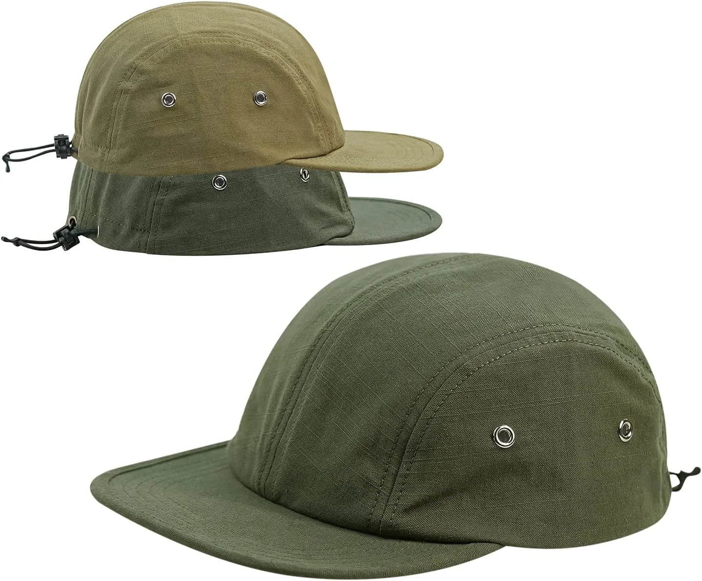 Clakllie Stylish Flat Bill Cap Cotton Baseball Hat Anti Sweat Sunscreen Trucker Cap Dad Hat Urban Street Camper Cap Snapback