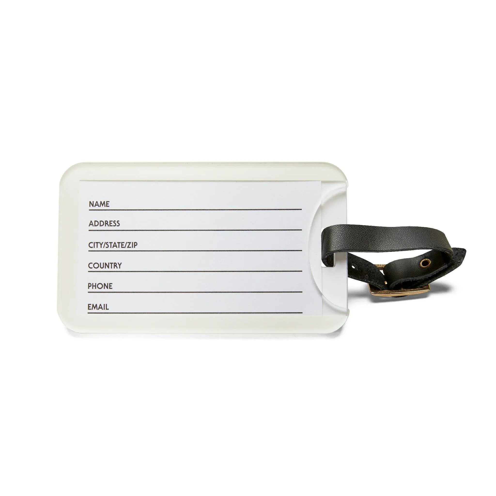 Customizable Luxury Acrylic Luggage Tag: Elevate Your Travel Experience