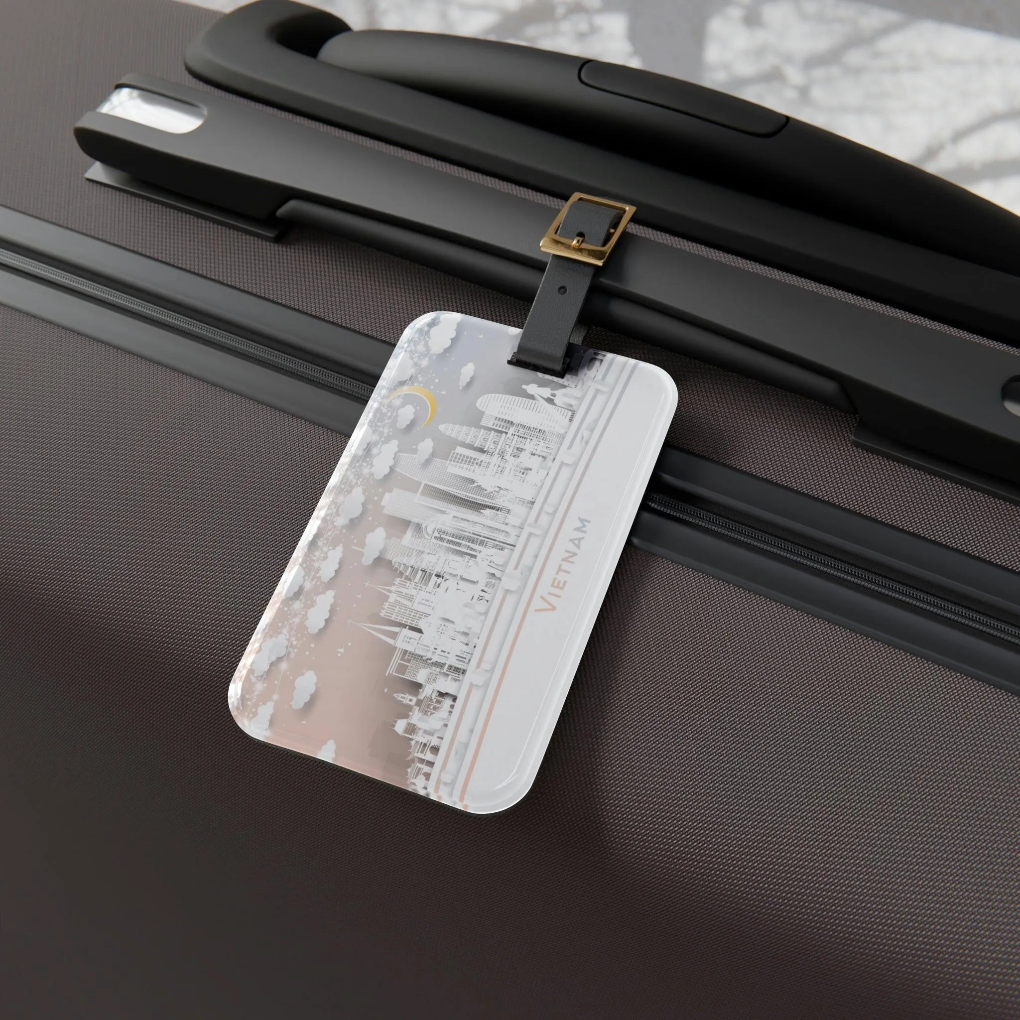 Customizable Luxury Acrylic Luggage Tag: Elevate Your Travel Experience