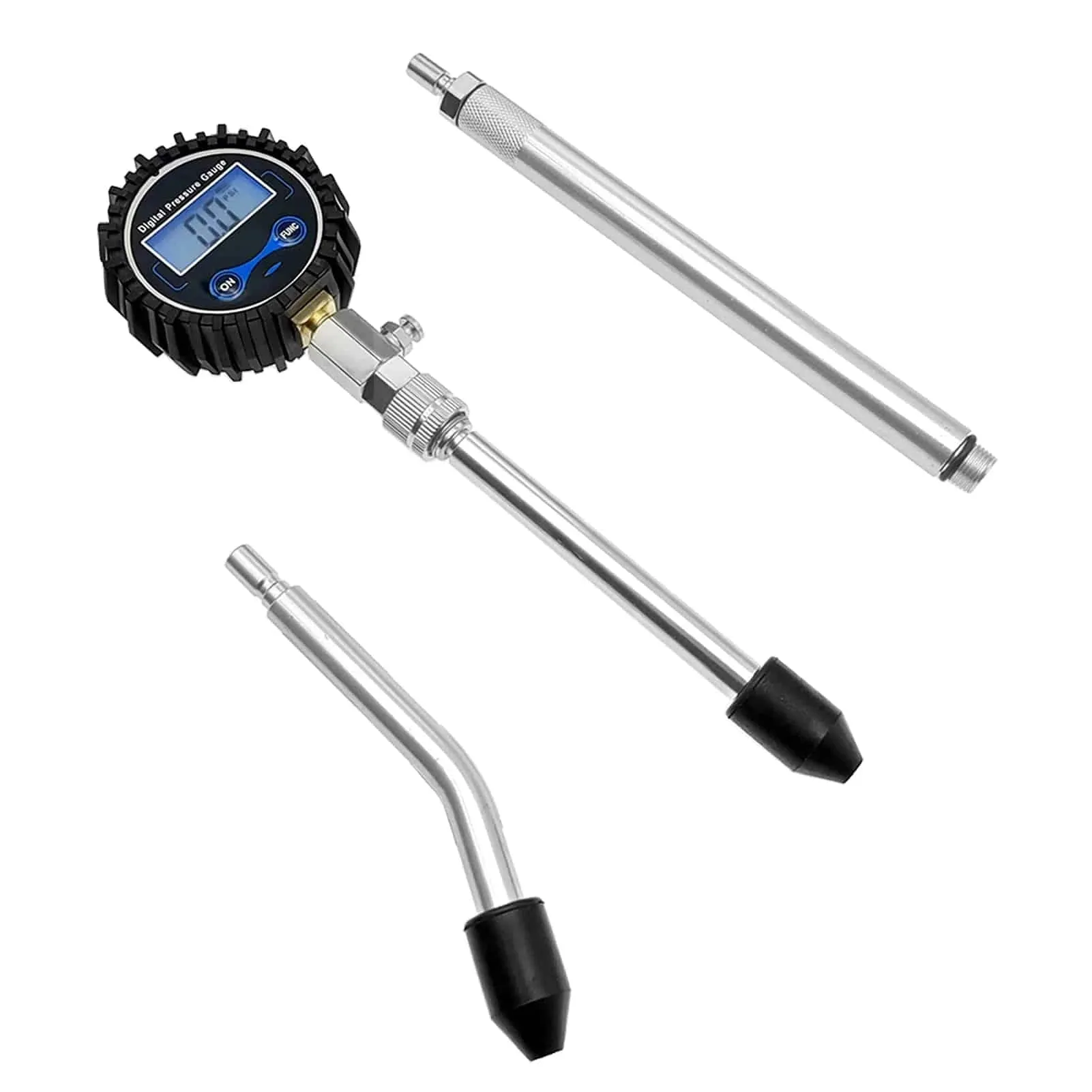 Cylinder Compression Tester 11pcs Engine Cylinder Pressure Detection Tester Cylinder Compression Tester Aluminum Alloy ABS
