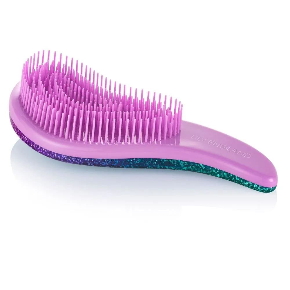 Detangling Brush - Purple Glitter