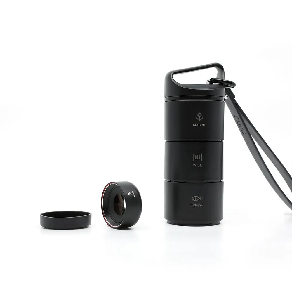 {DISCONTINUED} Orangemonkie HD Phone Lens Kit LENS-MWF (Includes Macro, Wide and Fisheye Lens)