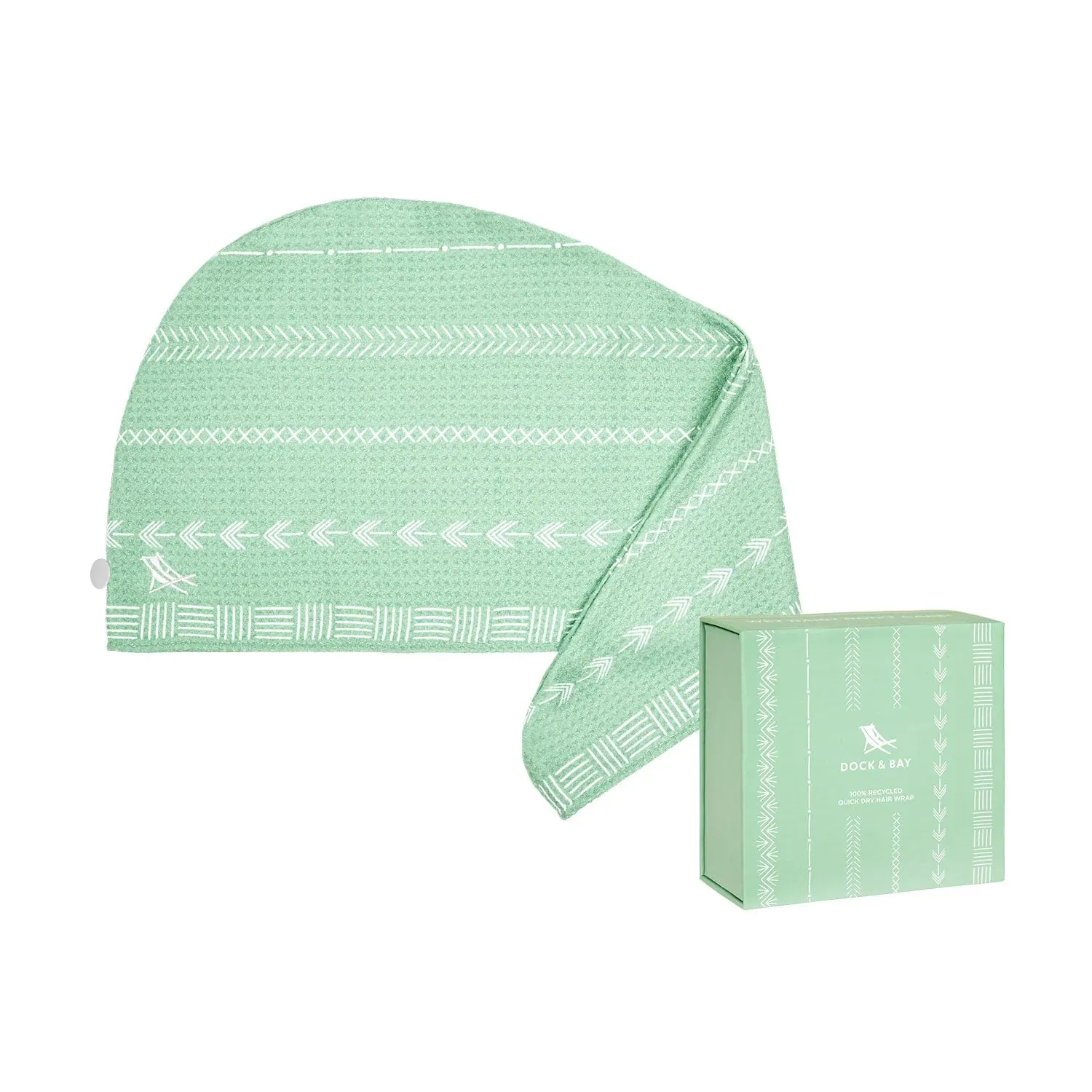 Dock & Bay Hair Wrap in Hideaway Green