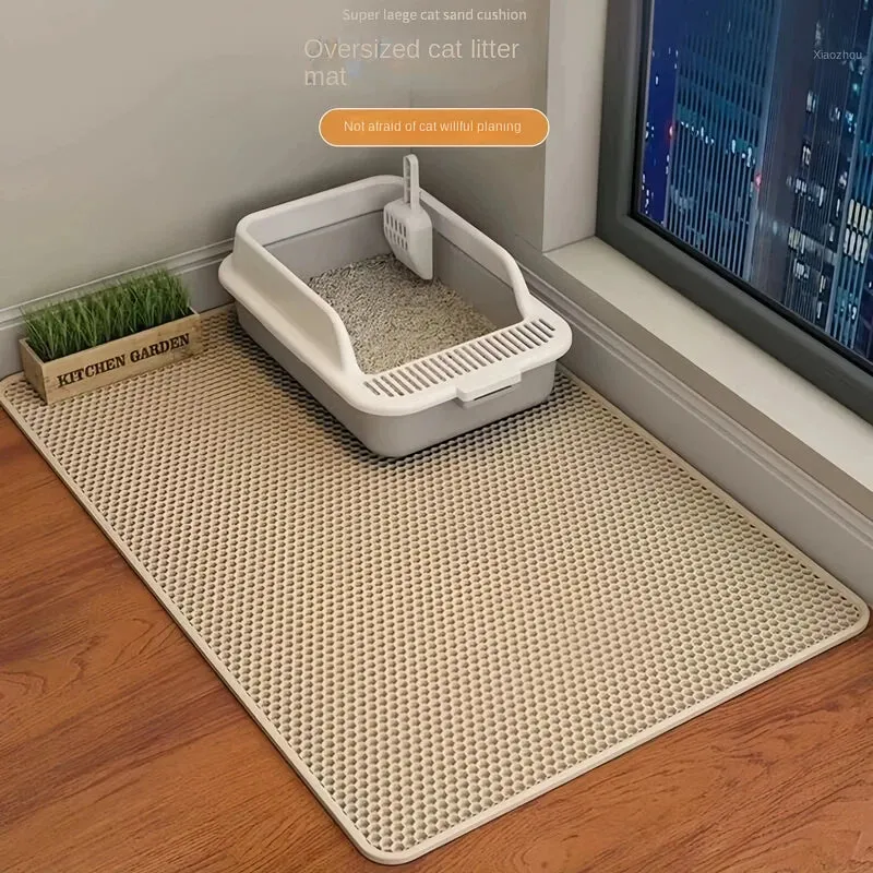 Double Layer Waterproof Cat Litter Mat