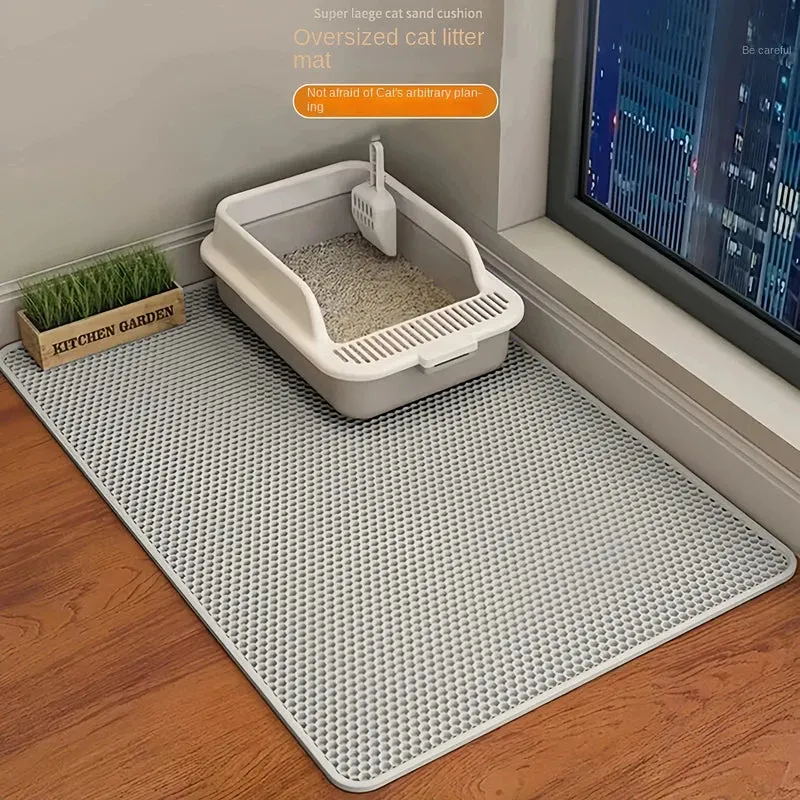 Double Layer Waterproof Cat Litter Mat