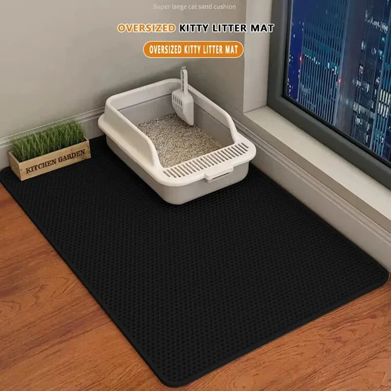 Double Layer Waterproof Cat Litter Mat