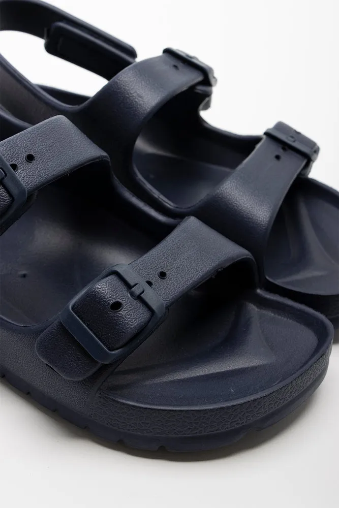 Double Strap Sandal Navy