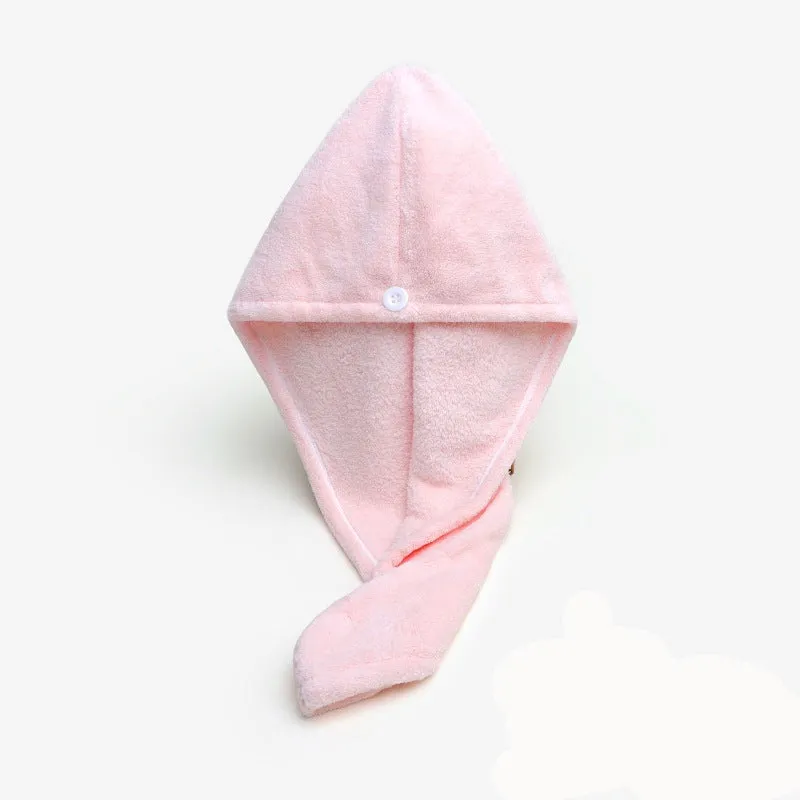 Dry hair cap super absorbent wash hair quick dry towel