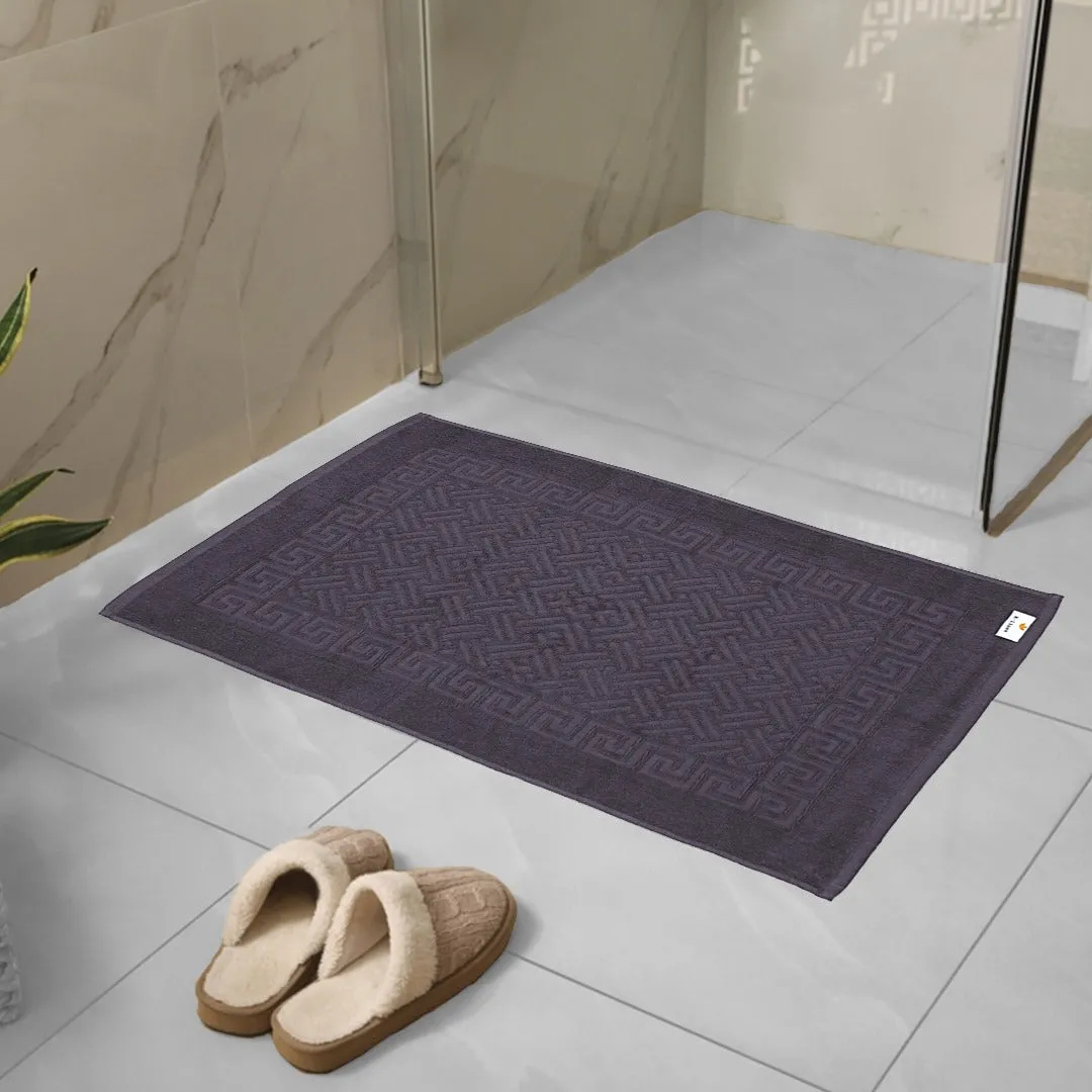 Greek Bath Mat - Grey