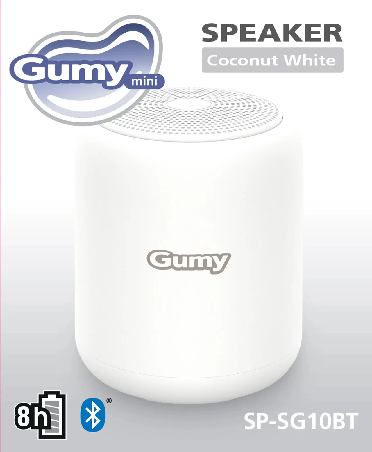 Gumy Bluetooth Speaker - Coconut White