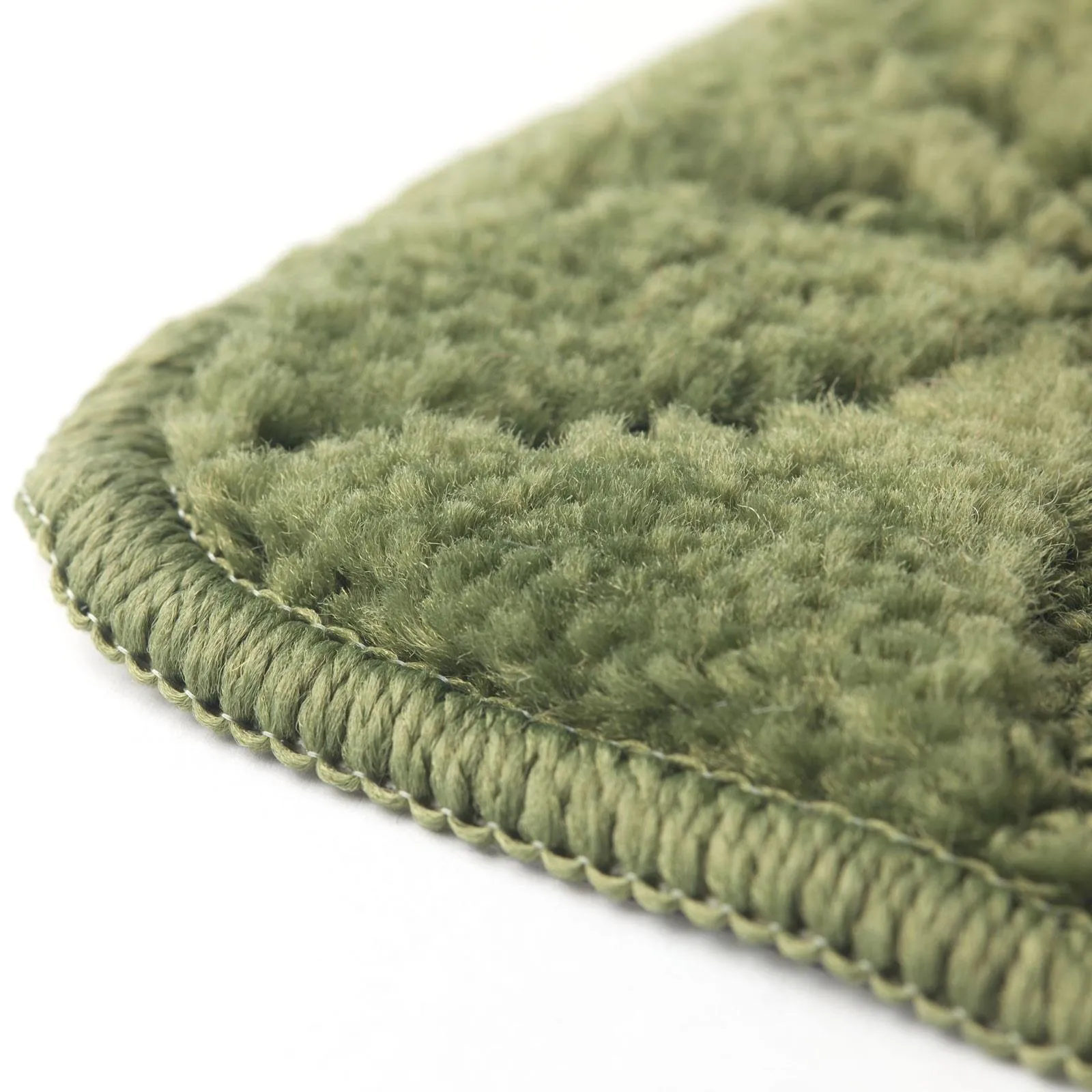 Halo Non-Slip Bath & Pedestal Mat Set Green