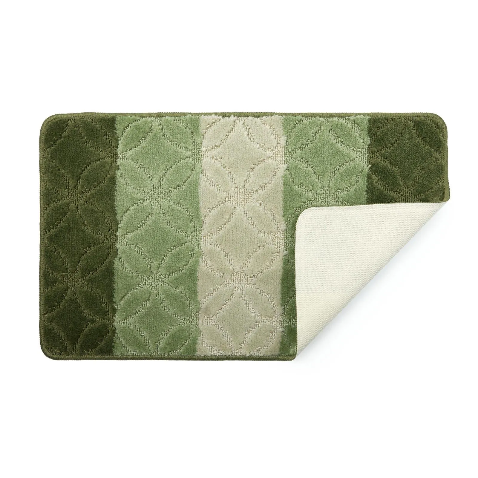 Halo Non-Slip Bath & Pedestal Mat Set Green