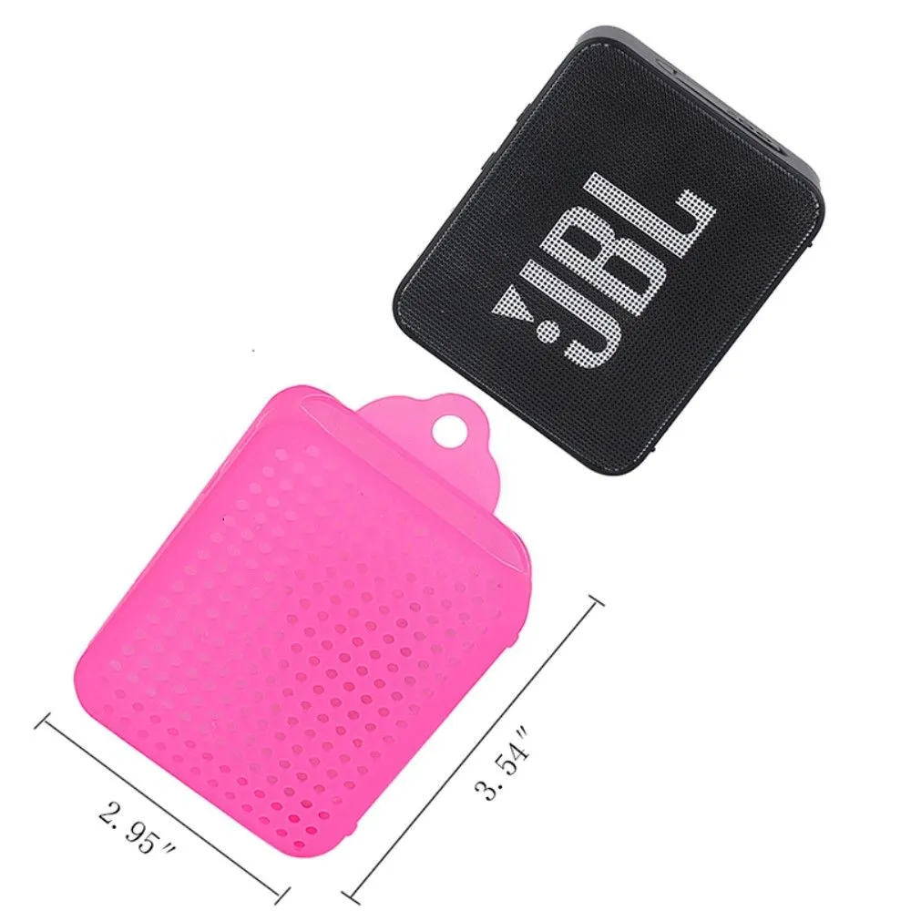 JBL Go 2 silicone cover with carabiner - Rose