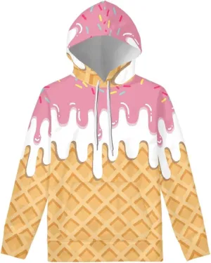 JEOCODY Women Casual Hoodie Long Sleeve Sweatshirt with Pocket