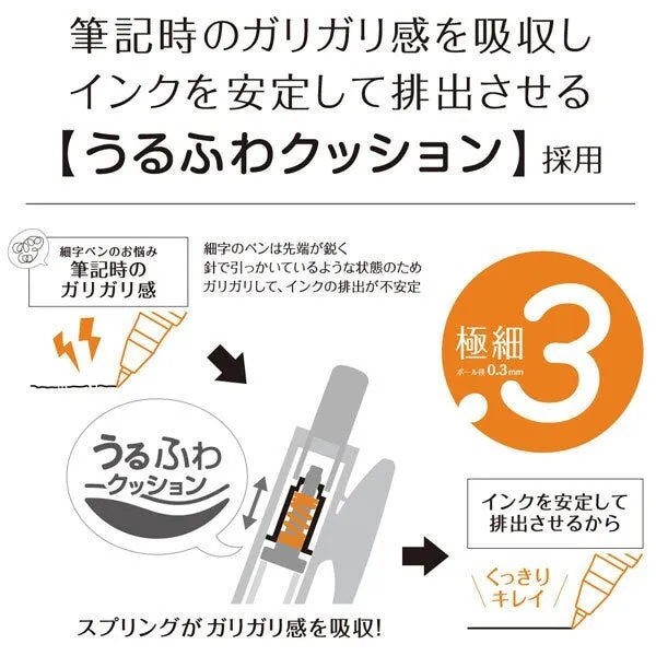 KOROKORO Zebra American Sweet Color Sarasa NANO 0.3mm Push Clip Gel Pen Set Micro Fine Gel Pen Retro Colors Gel Pen | JJH72-4C-KF
